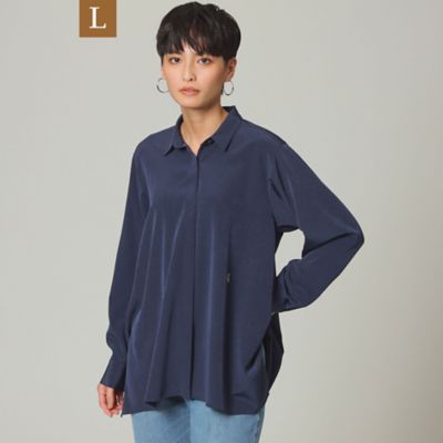 【Ｌ】【ウォッシャブル】【接触冷感】スーパーヴィヨンシャツ（Ｕ７Ｍ３２１４３＿＿）