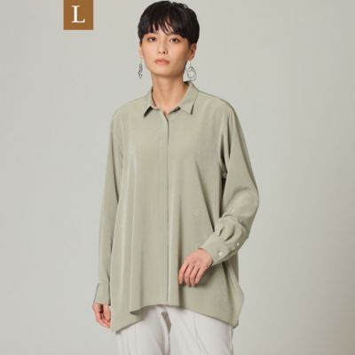 【Ｌ】【ウォッシャブル】【接触冷感】スーパーヴィヨンシャツ（Ｕ７Ｍ３２１４３＿＿）