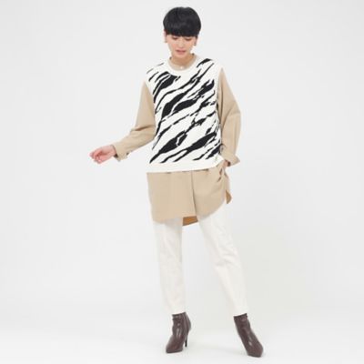 【Ｌ】【ウォッシャブル】【接触冷感】【吸水速乾】【ＵＶ対策】ソフトタイプライタースタンドカラーロングシャツ（Ｕ７Ｍ３３３０３＿＿）