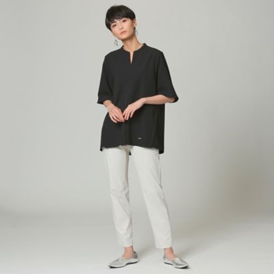 【Ｌ】【接触冷感】【吸水速乾】【ウォッシャブル】スーパードライツイルブラウス（Ｕ７Ｍ５０１５３＿＿）