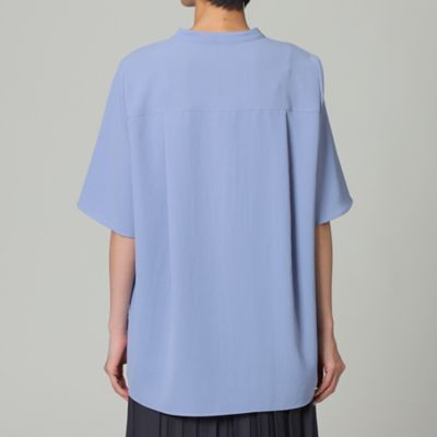 【Ｌ】【接触冷感】【吸水速乾】【ウォッシャブル】スーパードライツイルブラウス（Ｕ７Ｍ５０１５３＿＿）