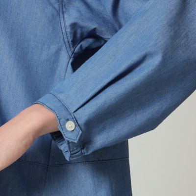 【Ｌ】【ウォッシャブル】ソフトデニムブラウス（Ｕ７Ｍ６０１２６＿＿）
