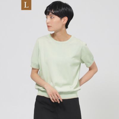 【Ｌ】【カタログ掲載品】【接触冷感】【ウォッシャブル】テックスブリッドクールニットプルオーバー（Ｕ７Ｎ１２５５６＿＿）