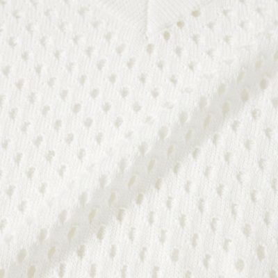 【Ｌ】【ＳＡＮＹＯ　Ｓｔｙｌｅ　ＥＤＩＴＩＯＮ掲載】【ウォッシャブル】アイレットメッシュレイヤードニット（Ｕ７Ｎ１６６１７＿＿）