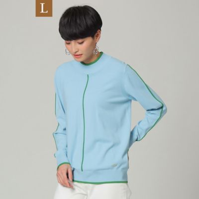 【Ｌ】【ウォッシャブル】カラーパイピングニット（Ｕ７Ｎ５０１０６＿＿）