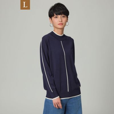 【Ｌ】【ウォッシャブル】カラーパイピングニット（Ｕ７Ｎ５０１０６＿＿）