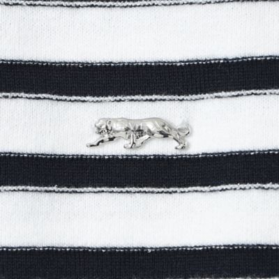 【Ｌ】【ウォッシャブル】コットンラメボーダークルーネックニット（Ｕ７Ｎ５１３０６＿＿）
