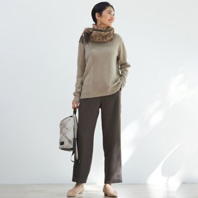 ２３ＡＷ＊Ｗｉｎｇｓ掲載＊【Ｌ】ウールカシミヤプルオーバーニット（Ｕ７Ｎ６０２６０＿＿）