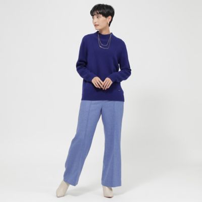 ２３ＡＷ＊Ｗｉｎｇｓ掲載＊【Ｌ】ウールカシミヤプルオーバーニット（Ｕ７Ｎ６０２６０＿＿）