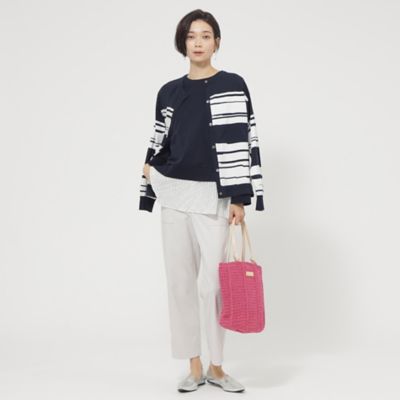 【Ｌ】【ウォッシャブル】プリーツコンビプルオーバーカットソー（Ｕ７Ｐ０１３２９＿＿）
