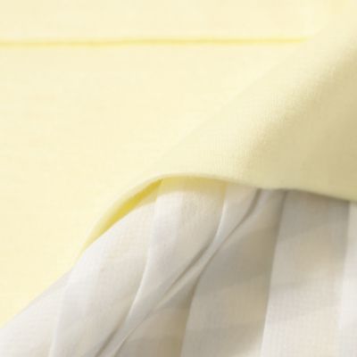 【Ｌ】【ウォッシャブル】プリーツコンビプルオーバーカットソー（Ｕ７Ｐ０１３２９＿＿）
