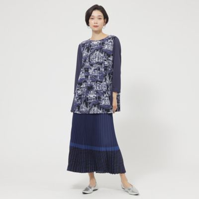 【Ｌ】【接触冷感】【ウォッシャブル】ミラノプリントプルオーバーカットソー（Ｕ７Ｐ０３３３３＿＿）
