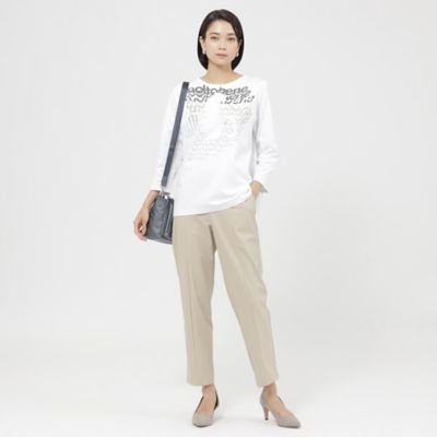 【Ｌ】【接触冷感】【ウォッシャブル】グラデーションロゴプリントプルオーバーカットソー（Ｕ７Ｐ０４３１２＿＿）