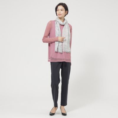 【Ｌ】【ウォッシャブル】シアーチュールプルオーバーカットソー（Ｕ７Ｐ０４３３４＿＿）