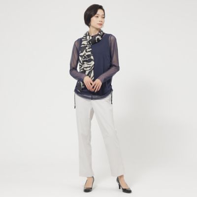 【Ｌ】【ウォッシャブル】シアーチュールプルオーバーカットソー（Ｕ７Ｐ０４３３４＿＿）
