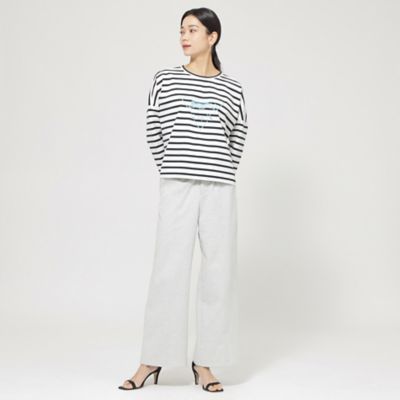【Ｌ】【ウォシャブル】イニシャルパンサープリントカットソー（Ｕ７Ｐ０７５３１＿＿）