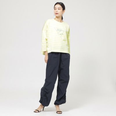 【Ｌ】【ウォシャブル】イニシャルパンサープリントカットソー（Ｕ７Ｐ０７５３１＿＿）