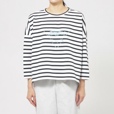 【Ｌ】【ウォシャブル】イニシャルパンサープリントカットソー（Ｕ７Ｐ０７５３１＿＿）