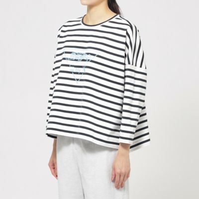 【Ｌ】【ウォシャブル】イニシャルパンサープリントカットソー（Ｕ７Ｐ０７５３１＿＿）