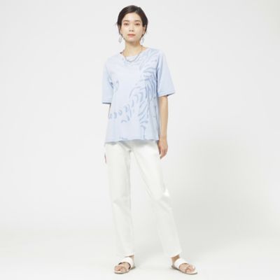 【Ｌ】【ウォッシャブル】シャドータイガープリントプルオーバーカットソー（Ｕ７Ｐ０８３３８＿＿）