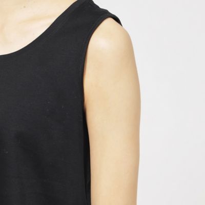 【Ｌ】【ウォシャブル】【接触冷感】シルケットコットンタンクトップ（Ｕ７Ｐ０９５３５＿＿）