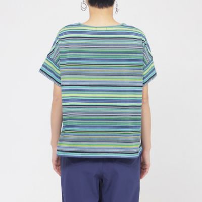 【Ｌ】【ウォッシャブル】マルチボーダーカットソー（Ｕ７Ｐ１２５３８＿＿）
