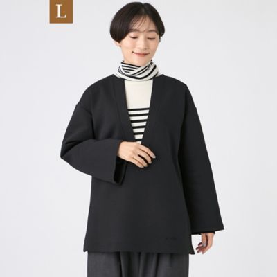 ＜EVEX BY KRIZIA L (Women/大きいサイズ)＞【Ｌ】【ウォッシャブル】ライトダンボールスキッパープルオーバー（Ｕ７Ｐ１２６６４＿＿）