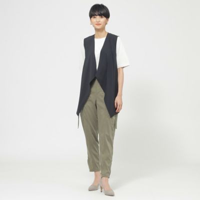【Ｌ】【ウォッシャブル】【接触冷感】【ＵＶ対策】ストレッチデザインジレカットソー（Ｕ７Ｐ１３３５２＿＿）