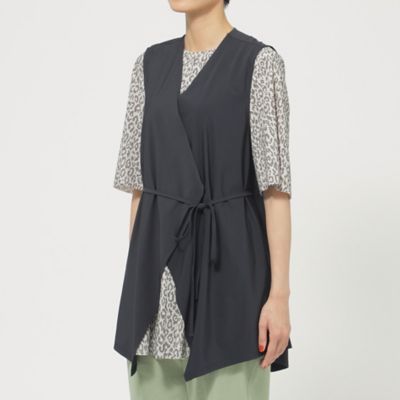 【Ｌ】【ウォッシャブル】【接触冷感】【ＵＶ対策】ストレッチデザインジレカットソー（Ｕ７Ｐ１３３５２＿＿）