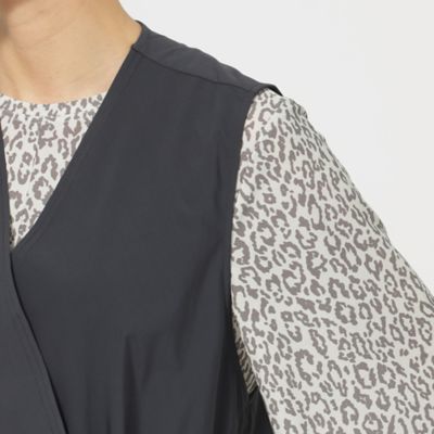 【Ｌ】【ウォッシャブル】【接触冷感】【ＵＶ対策】ストレッチデザインジレカットソー（Ｕ７Ｐ１３３５２＿＿）