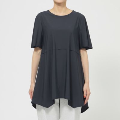 【Ｌ】【冷感シート付】【ウォッシャブル】【ＵＶ】ストレッチドレープチュニックカットソー（Ｕ７Ｐ１４３５２＿＿）