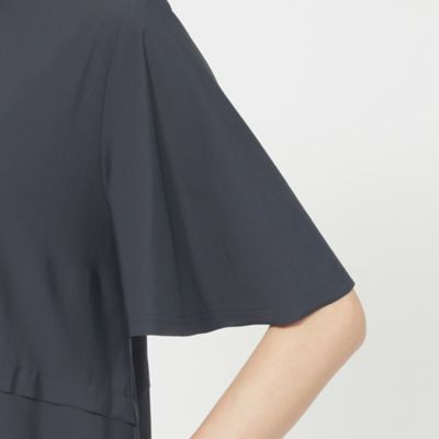 【Ｌ】【冷感シート付】【ウォッシャブル】【ＵＶ】ストレッチドレープチュニックカットソー（Ｕ７Ｐ１４３５２＿＿）