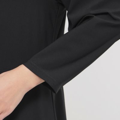 【Ｌ】【接触冷感】【ＵＶ対策】【ウォッシャブル】ハイゲージメリルチュニックカットソー（Ｕ７Ｐ１４５３９＿＿）