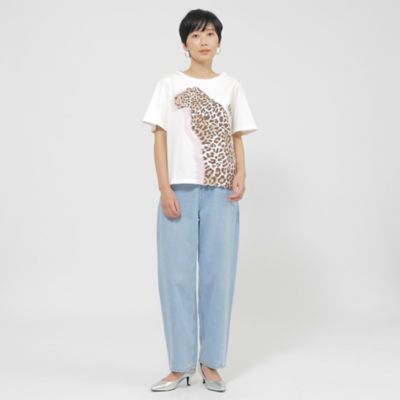 【Ｌ】【カタログ掲載品】【ウォッシャブル】パンサーモチーフジャカードカットソー（Ｕ７Ｐ１５５４６＿＿）