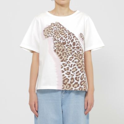 【Ｌ】【カタログ掲載品】【ウォッシャブル】パンサーモチーフジャカードカットソー（Ｕ７Ｐ１５５４６＿＿）
