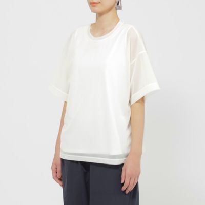 【Ｌ】【カタログ掲載品】【ウォッシャブル】ソフトシアーカットソー（Ｕ７Ｐ１６５４７＿＿）