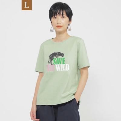 【Ｌ】【カタログ掲載品】【ウォッシャブル】アニマルロゴプリントカットソー（Ｕ７Ｐ１８５４９＿＿）