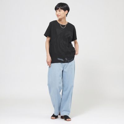 【Ｌ】【カタログ掲載品】【ウォッシャブル】オパールタイガーコンビカットソー（Ｕ７Ｐ２１５５７＿＿）