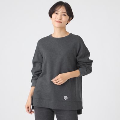 ＜EVEX BY KRIZIA L (Women/大きいサイズ)＞【Ｌ】【カタログ掲載】【ウォッシャブル】タイガーパッチ裏起毛スウェット（Ｕ７Ｐ２１６８０＿＿）