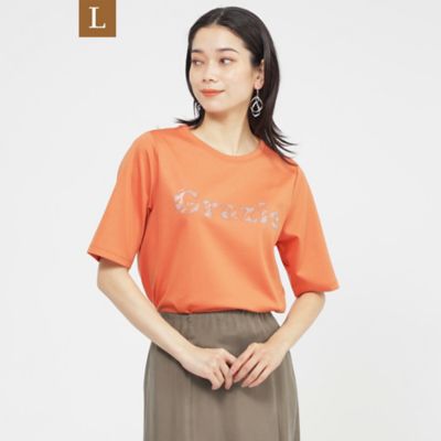 【Ｌ】【カタログ掲載品】【接触冷感】【ウォッシャブル】超冷感コットンスムースホットフィットロゴＴシャツ（Ｕ７Ｐ２５５７１＿＿）