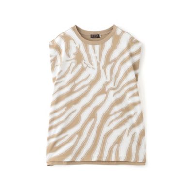 【Ｌ】【カタログ掲載品】【ウォッシャブル】アニマルカットジャカードノースリーブカットソー（Ｕ７Ｐ２７５７２＿＿）