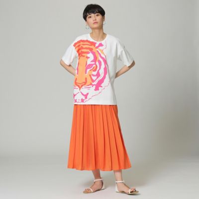 【Ｌ】【接触冷感】【ウォッシャブル】グラフィカルビッグタイガープリントＴシャツ（Ｕ７Ｐ３５１５９＿＿）