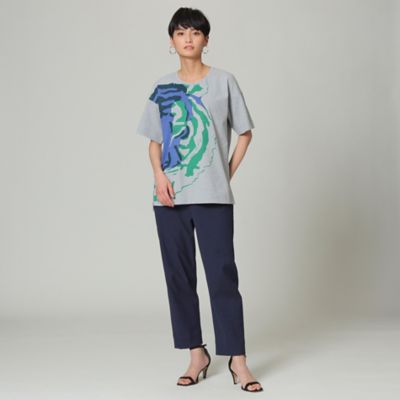 【Ｌ】【接触冷感】【ウォッシャブル】グラフィカルビッグタイガープリントＴシャツ（Ｕ７Ｐ３５１５９＿＿）