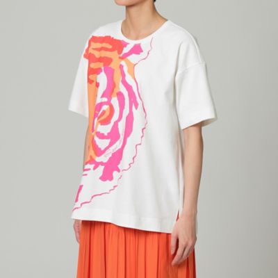 【Ｌ】【接触冷感】【ウォッシャブル】グラフィカルビッグタイガープリントＴシャツ（Ｕ７Ｐ３５１５９＿＿）