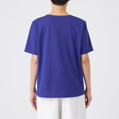 【Ｌ】【接触冷感】【ウォッシャブル】ネックエンブロイダリーカットソー（Ｕ７Ｐ３６６２５＿＿）