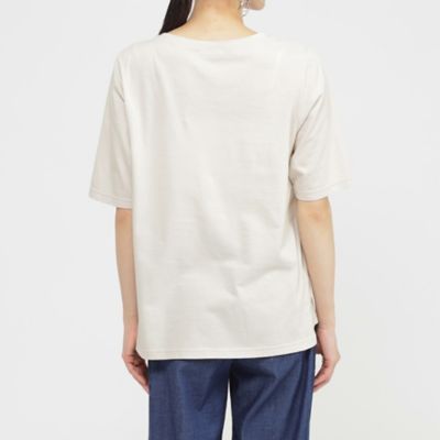 【Ｌ】【ＳＡＮＹＯ　Ｓｔｙｌｅ　ＥＤＩＴＩＯＮ掲載】【接触冷感】【ウォッシャブル】メタリックゼブラプリントカットソー（Ｕ７Ｐ３７６２５＿＿）