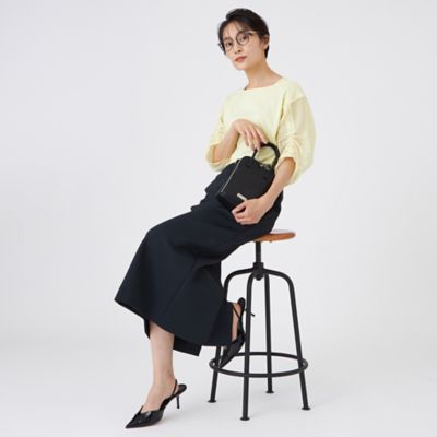 極美品　オリヒカ　セットアップスーツ　ウォッシャブル　ネイビー　XSサイズ WEB限定】SHIPS:〈手洗い可能〉ウールライク テック