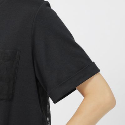 【Ｌ】【ウォッシャブル】オパールパンサーコンビプルオーバーカットソー（Ｕ７Ｐ４９３０８＿＿）