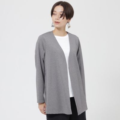 ＜EVEX BY KRIZIA L (Women/大きいサイズ)＞【Ｌ】【ウォッシャブル】ストレッチポンチカーディガン（Ｕ７Ｐ８５２１４＿＿）