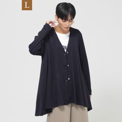 【Ｌ】【ウォッシャブル】ソフトジャージーカーディガン（Ｕ７Ｐ８５４１４＿＿）